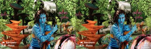 Na'vi mother fleeing from Mitsubishi-Mk6 AMP